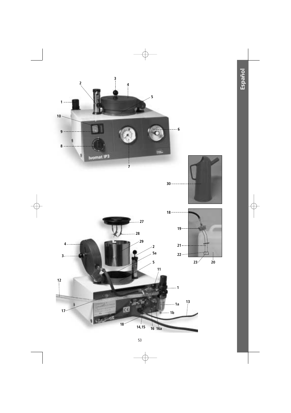 Español | Ivoclar Vivadent Ivomat IP3 User Manual | Page 53 / 64