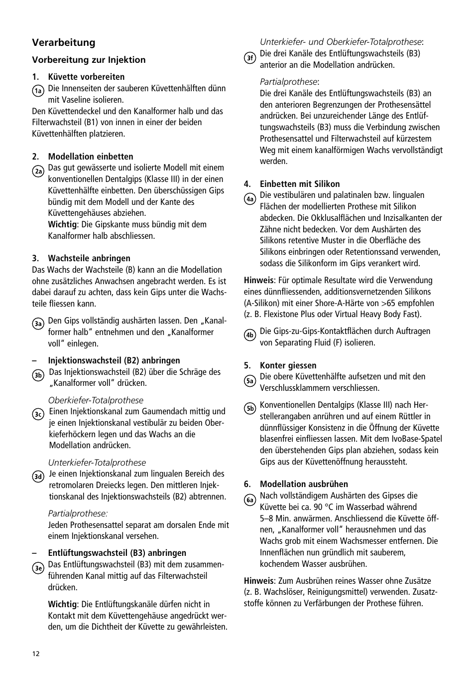 Ivoclar Vivadent IvoBase Material User Manual | Page 12 / 68