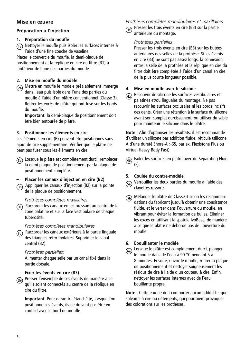 Ivoclar Vivadent IvoBase Material User Manual | Page 16 / 68