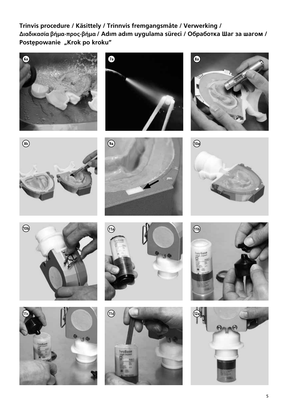 Ivoclar Vivadent IvoBase Material User Manual | Page 5 / 68