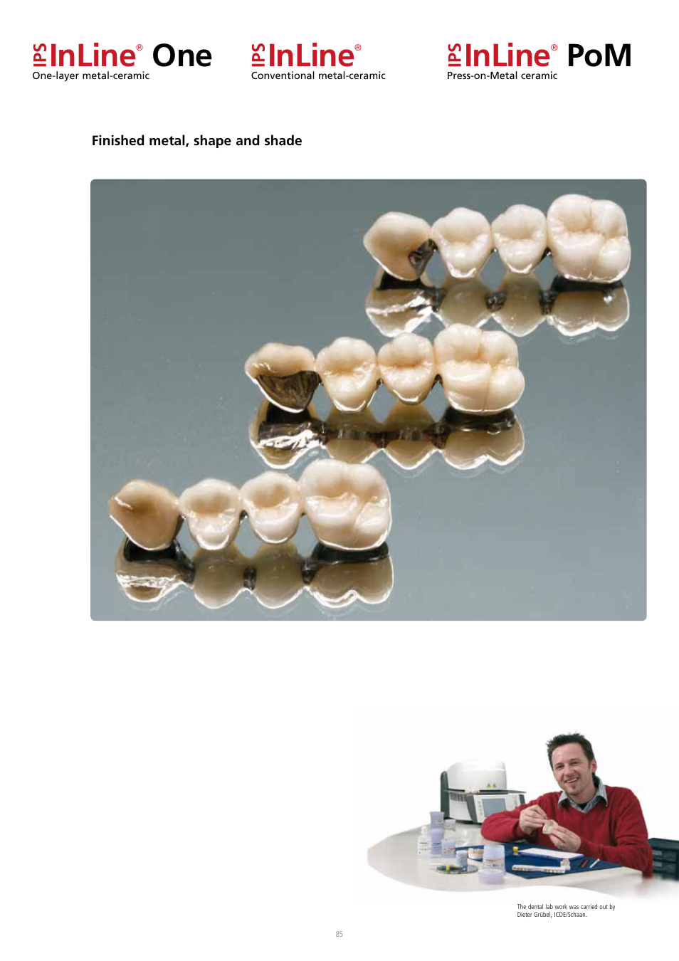 Inline | Ivoclar Vivadent IPS InLine System User Manual | Page 85 / 88