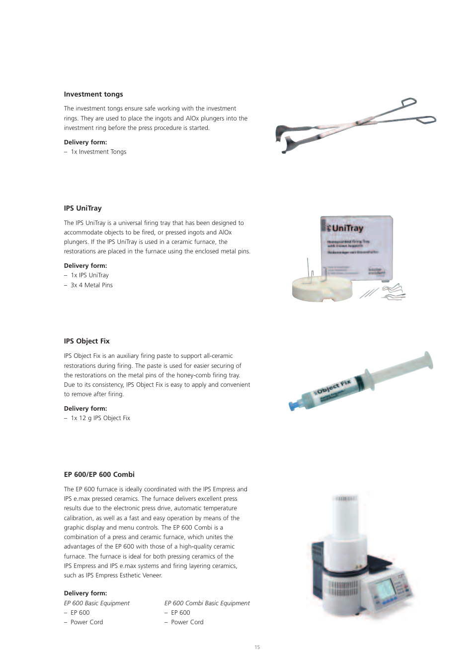 Ivoclar Vivadent IPS Empress Esthetic User Manual | Page 15 / 52