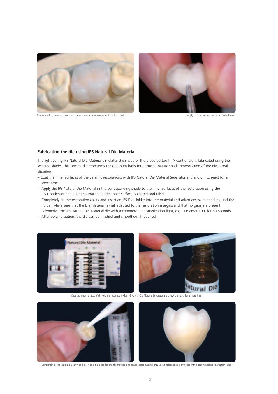 Ivoclar Vivadent IPS Empress Esthetic User Manual | Page 31 / 52