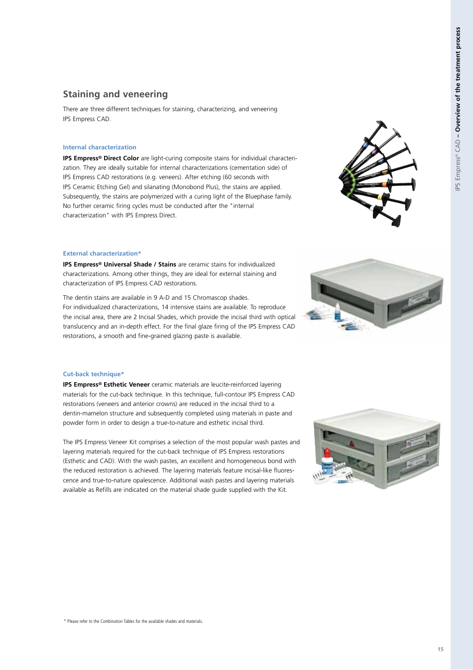 Staining and veneering | Ivoclar Vivadent PS Empress CAD Chairside User Manual | Page 15 / 40