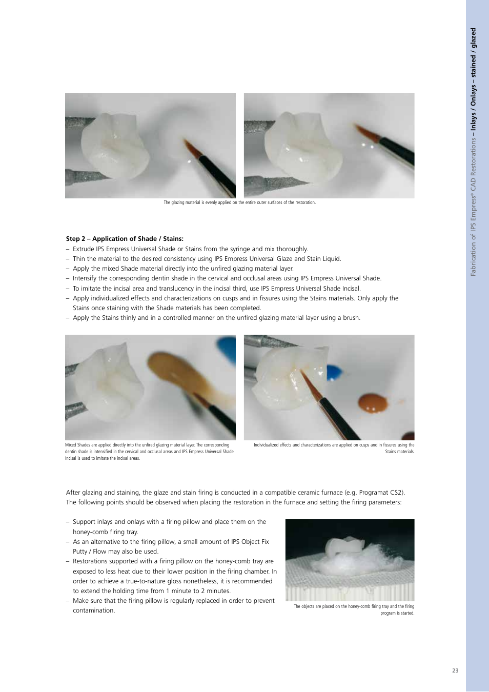 Ivoclar Vivadent PS Empress CAD Chairside User Manual | Page 23 / 40