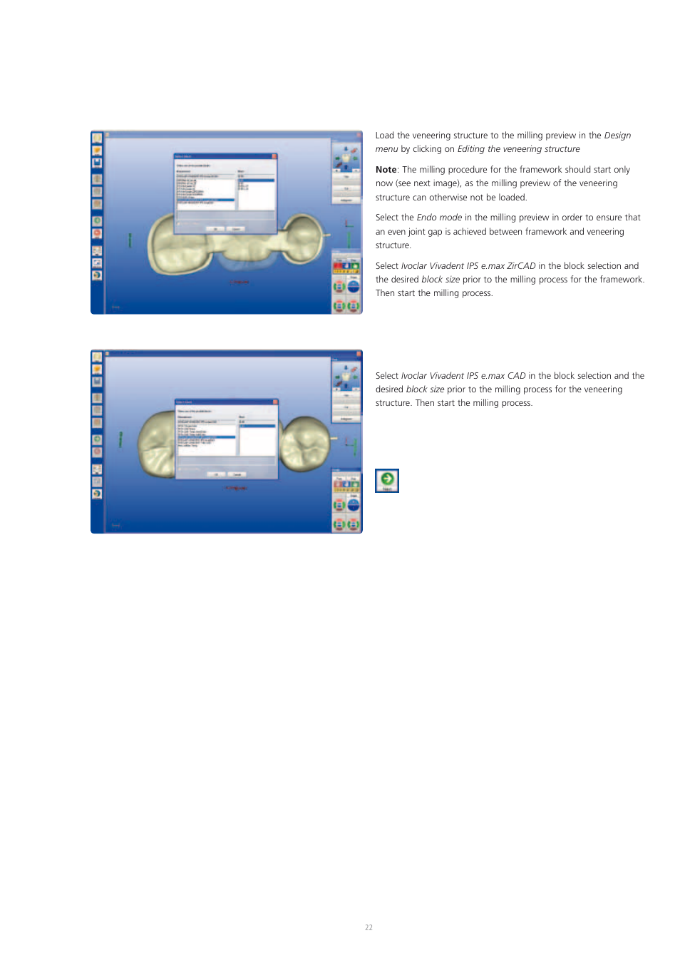 Ivoclar Vivadent IPS e.max CAD-on User Manual | Page 22 / 52