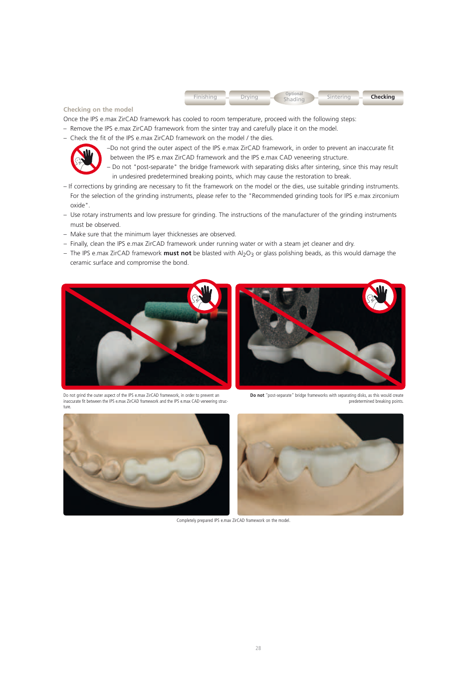 Ivoclar Vivadent IPS e.max CAD-on User Manual | Page 28 / 52