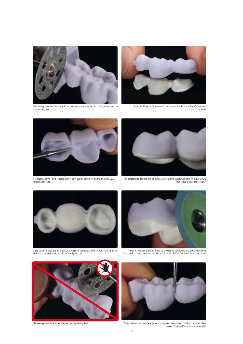 Ivoclar Vivadent IPS e.max CAD-on User Manual | Page 30 / 52