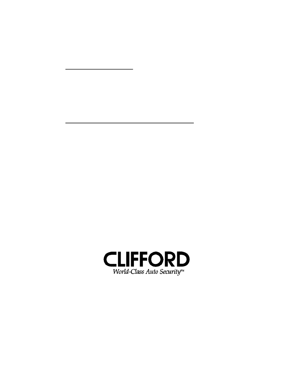 CLIFFORD III User Manual | Page 16 / 16