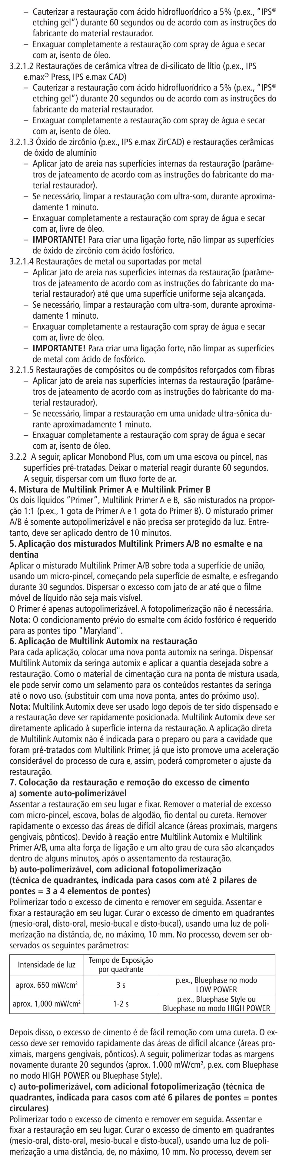 Ivoclar Vivadent Multilink Automix User Manual | Page 17 / 48