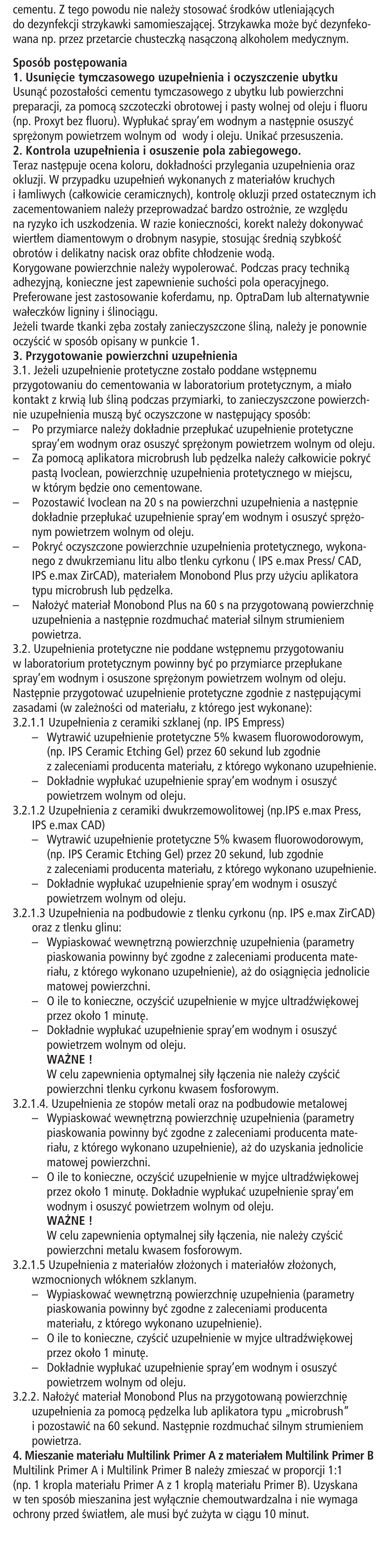 Ivoclar Vivadent Multilink Automix User Manual | Page 42 / 48