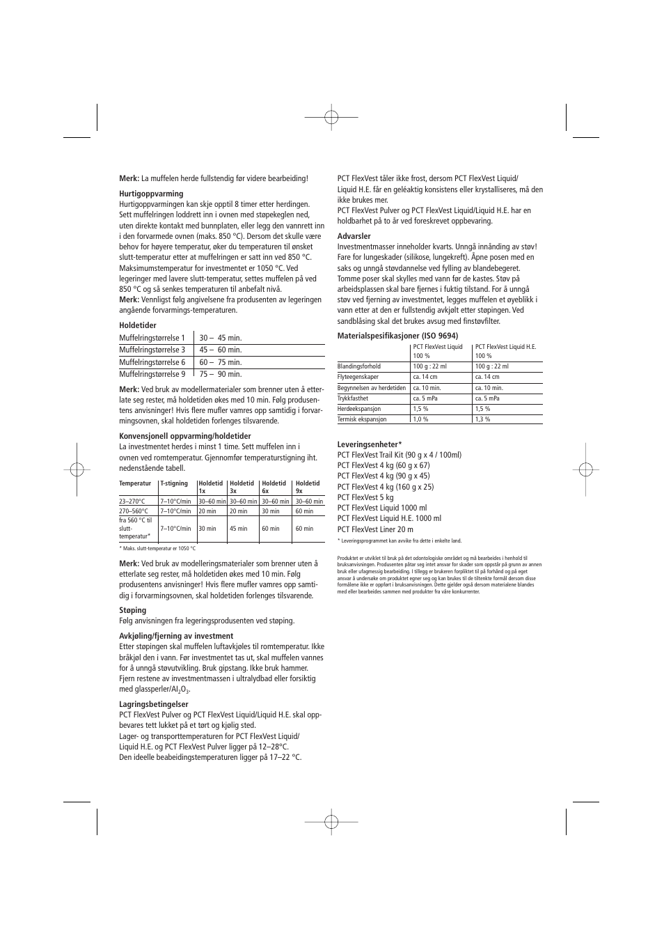 Ivoclar Vivadent PCT FlexVest User Manual | Page 22 / 28