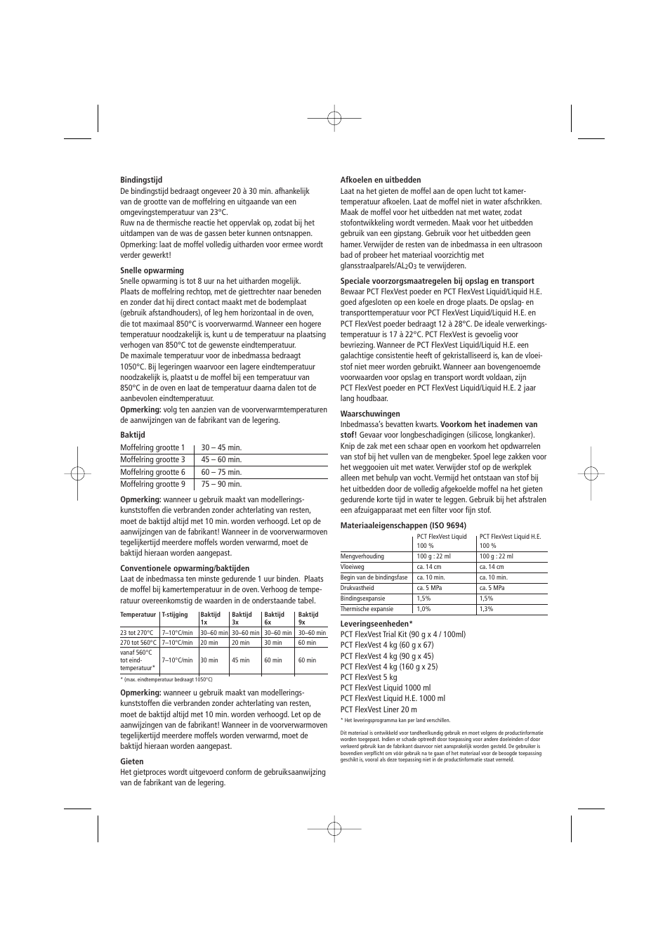 Ivoclar Vivadent PCT FlexVest User Manual | Page 24 / 28