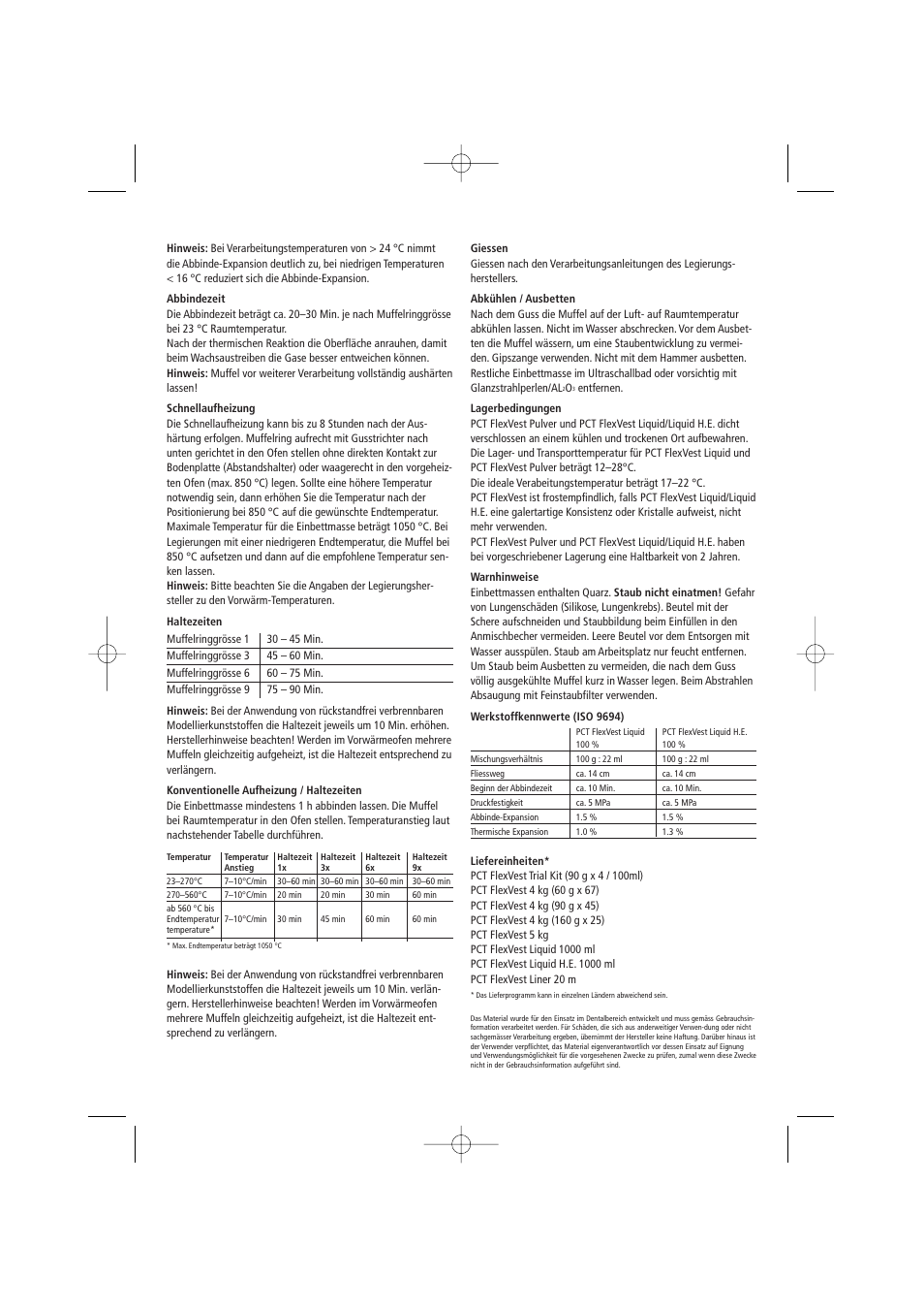 Ivoclar Vivadent PCT FlexVest User Manual | Page 5 / 28