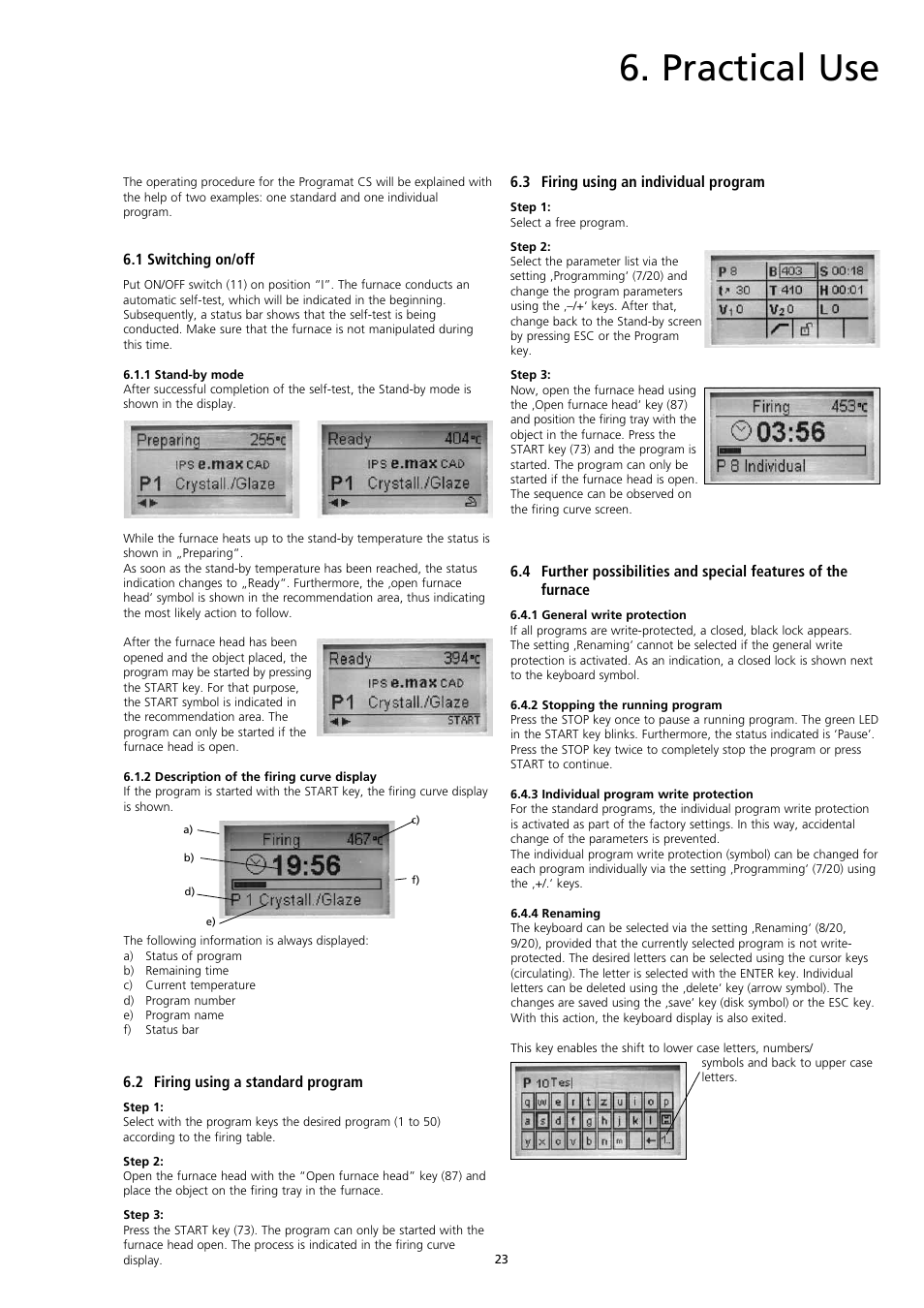 Practical use | Ivoclar Vivadent CS User Manual | Page 23 / 32