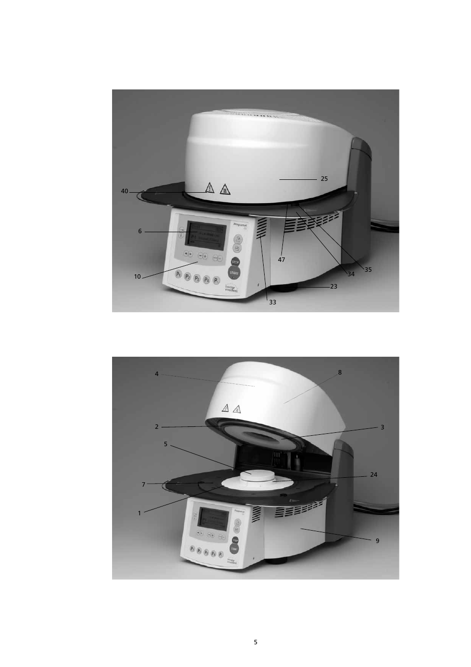 List of parts | Ivoclar Vivadent CS User Manual | Page 5 / 32