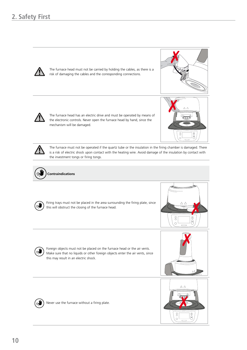 Safety first | Ivoclar Vivadent EP 5010 User Manual | Page 10 / 92