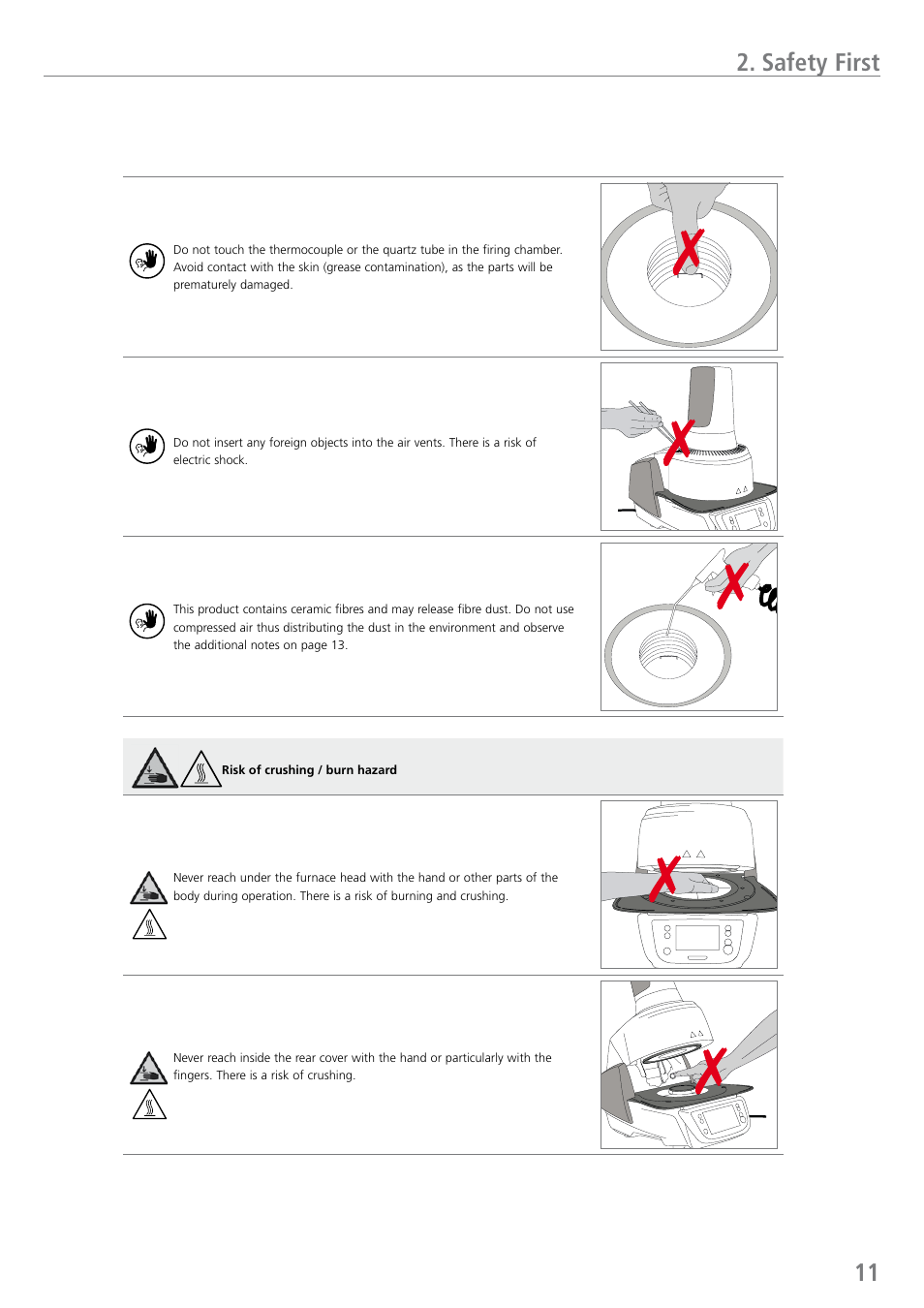 Safety first | Ivoclar Vivadent EP 5010 User Manual | Page 11 / 92