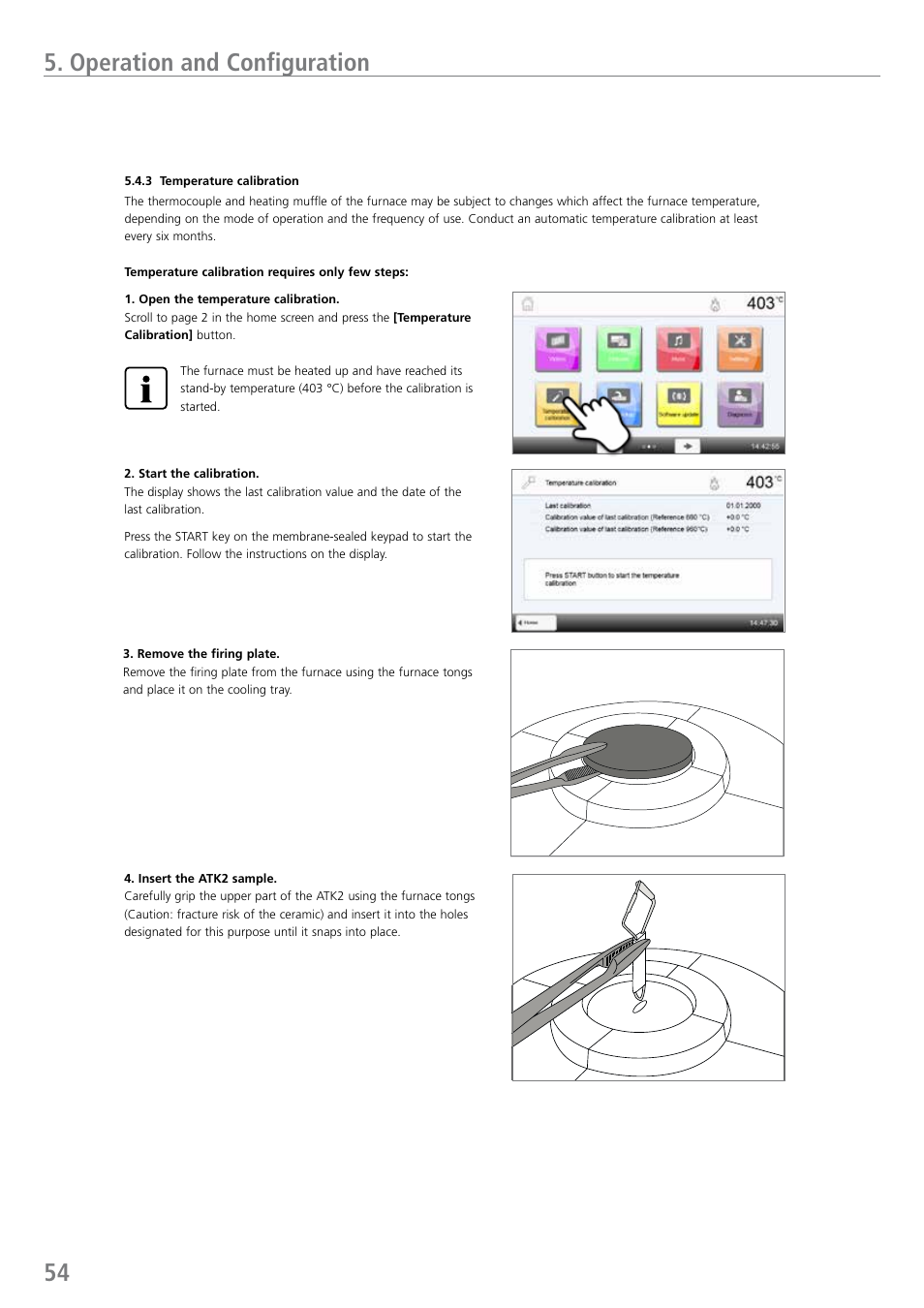 Operation and configuration | Ivoclar Vivadent EP 5010 User Manual | Page 54 / 92
