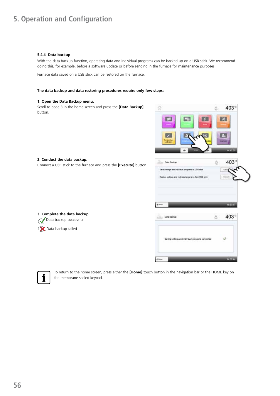 Operation and configuration | Ivoclar Vivadent EP 5010 User Manual | Page 56 / 92