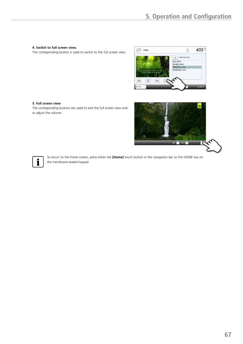 67 5. operation and configuration | Ivoclar Vivadent EP 5010 User Manual | Page 67 / 92
