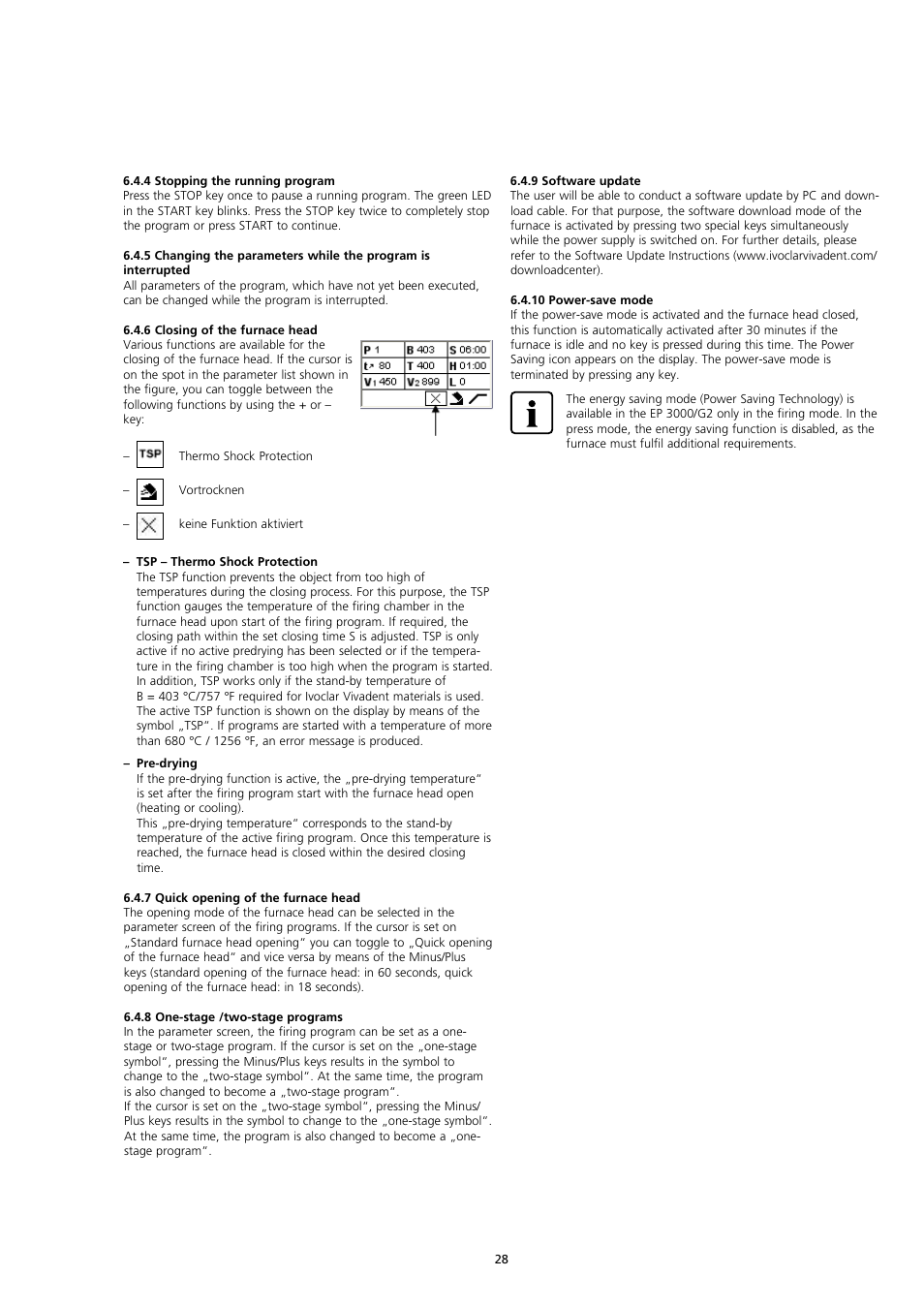 Ivoclar Vivadent EP3000-G2 User Manual | Page 28 / 40