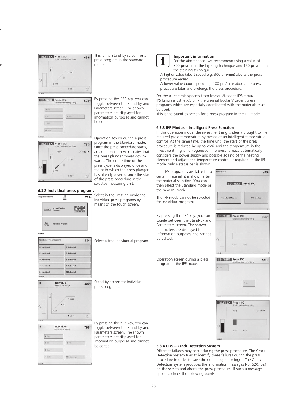 Ivoclar Vivadent EP5000-G2 User Manual | Page 28 / 44
