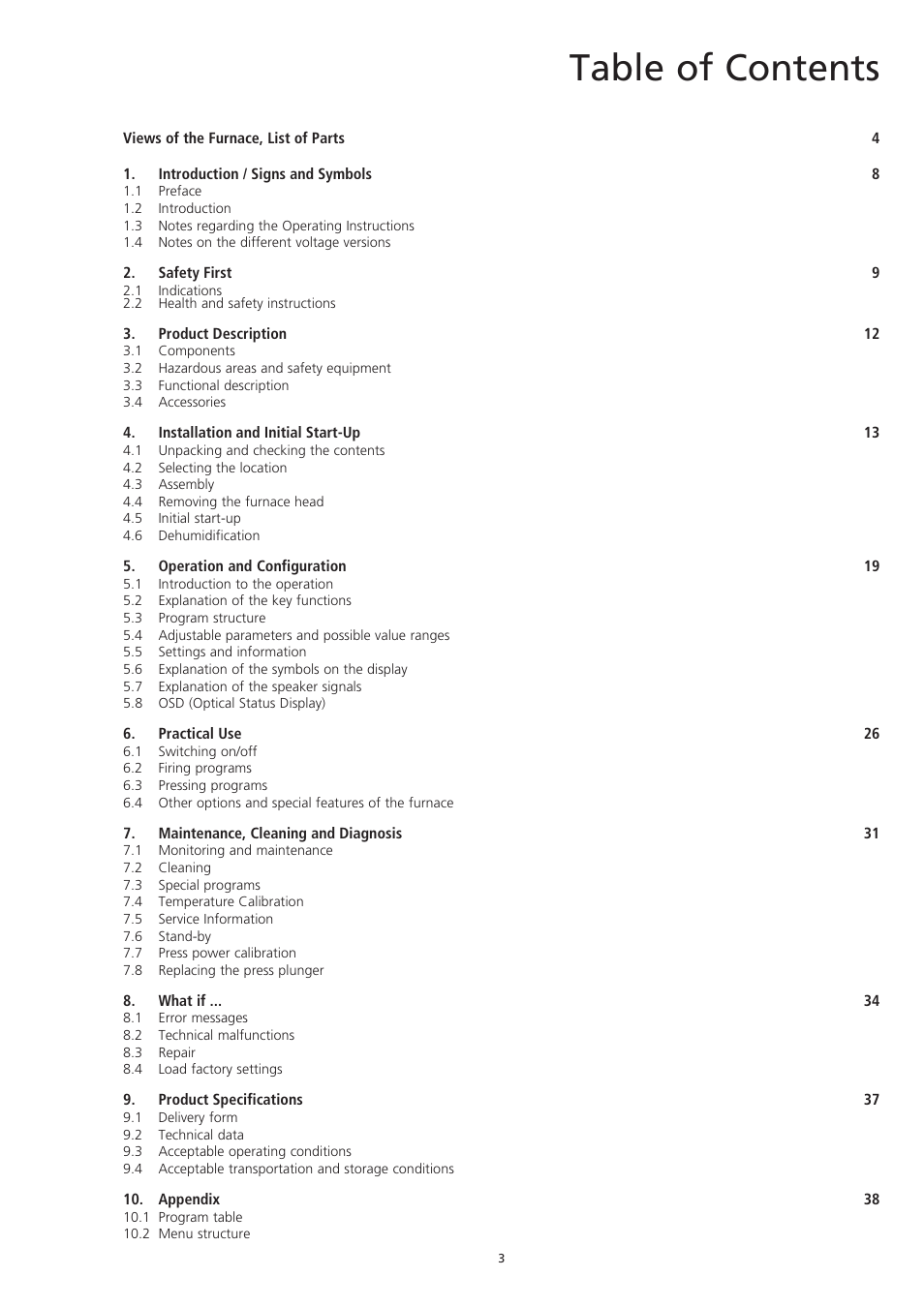 Ivoclar Vivadent EP5000-G2 User Manual | Page 3 / 44