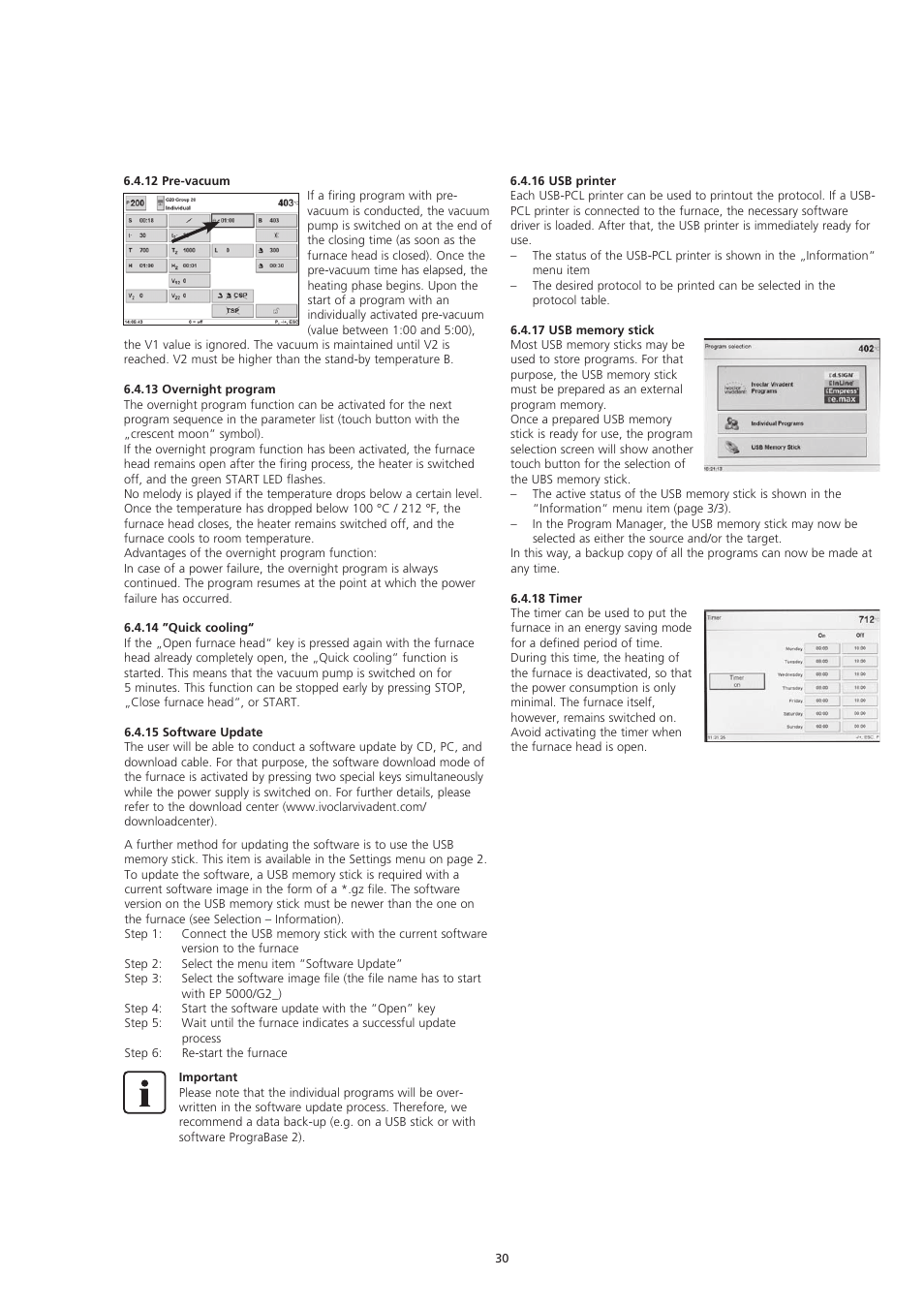 Ivoclar Vivadent EP5000-G2 User Manual | Page 30 / 44