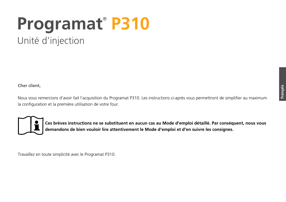 Programat, P310 | Ivoclar Vivadent P310 - Short Instructions User Manual | Page 15 / 40