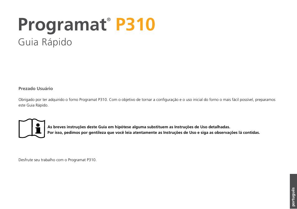 Programat, P310 | Ivoclar Vivadent P310 - Short Instructions User Manual | Page 33 / 40