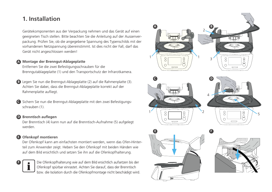 Installation | Ivoclar Vivadent P510 - Short Instructions User Manual | Page 10 / 40