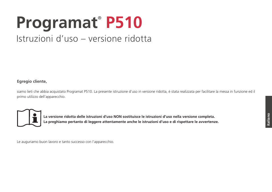 Programat, P510 | Ivoclar Vivadent P510 - Short Instructions User Manual | Page 21 / 40