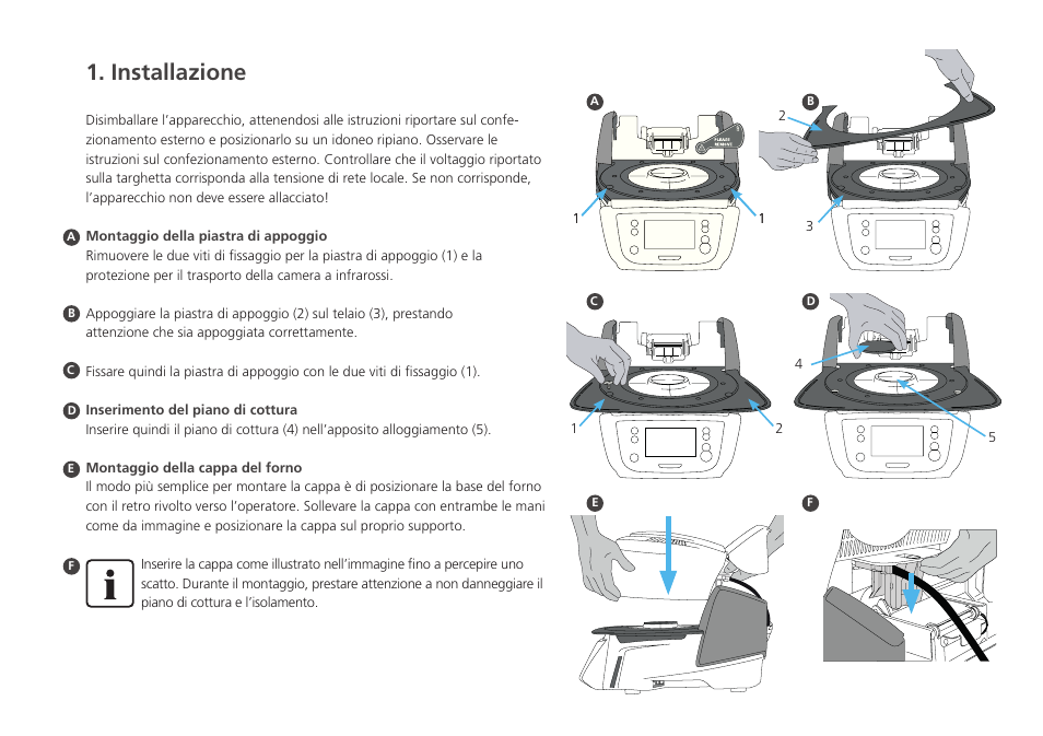Installazione | Ivoclar Vivadent P510 - Short Instructions User Manual | Page 22 / 40