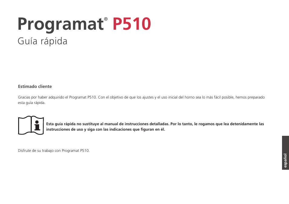 Programat, P510 | Ivoclar Vivadent P510 - Short Instructions User Manual | Page 27 / 40