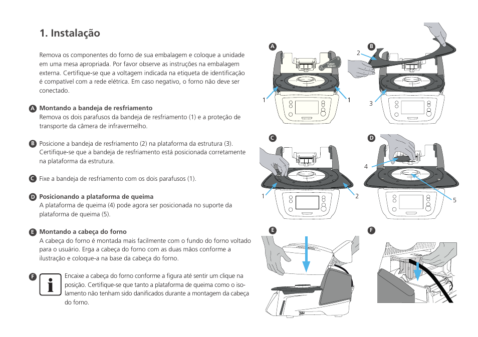 Instalação | Ivoclar Vivadent P510 - Short Instructions User Manual | Page 34 / 40