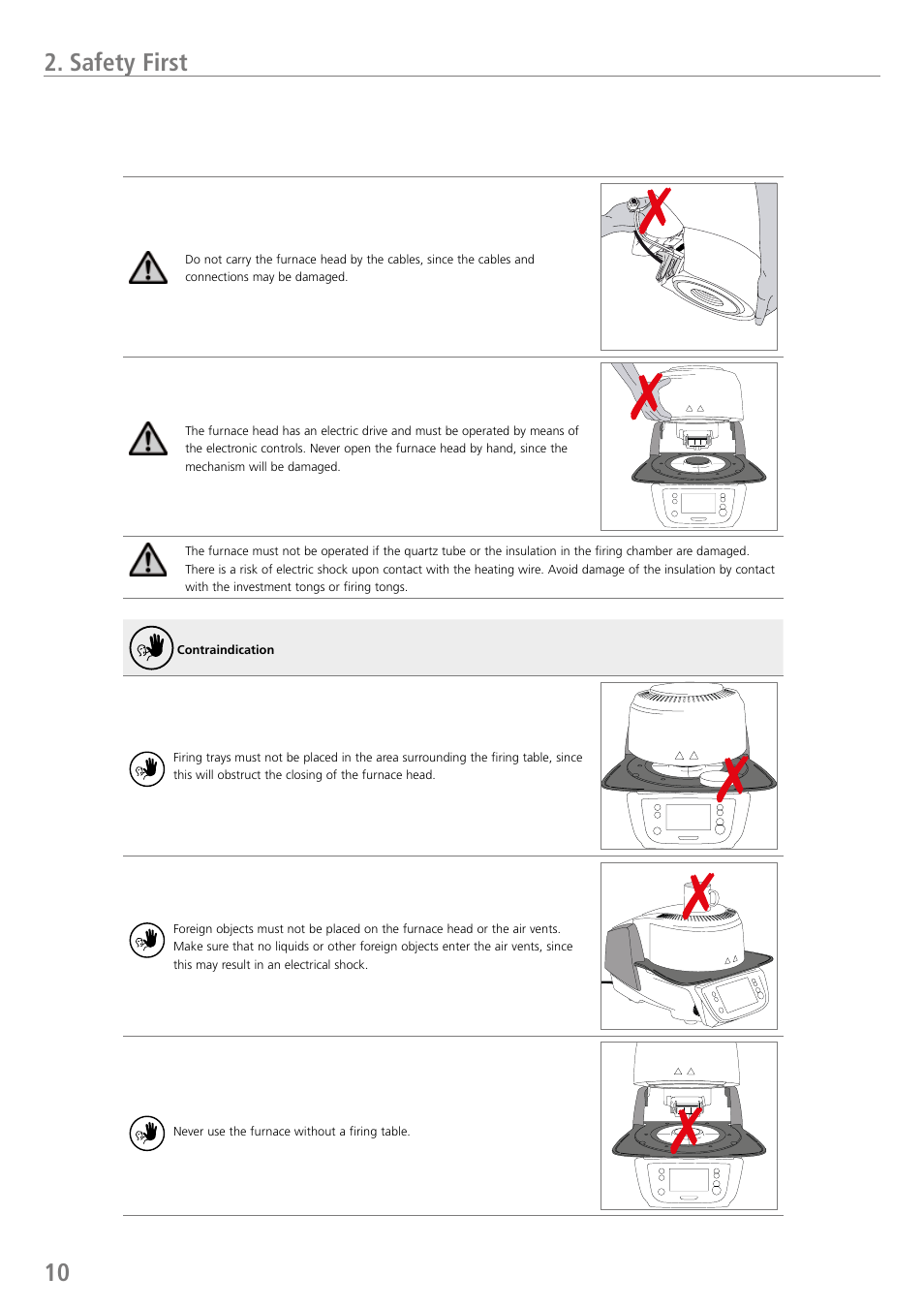 Safety first | Ivoclar Vivadent P710 User Manual | Page 10 / 88