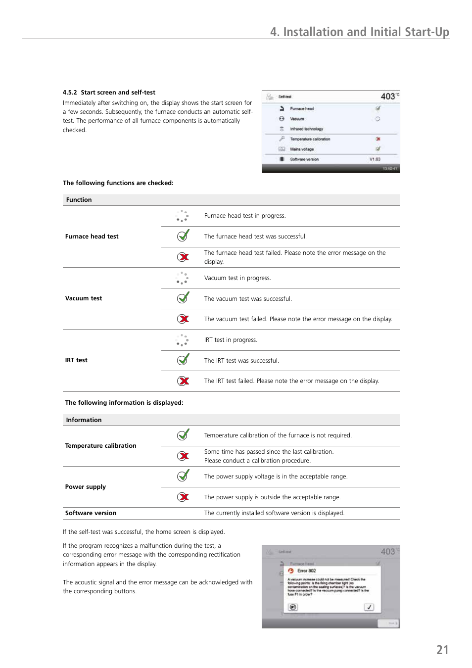 Installation and initial start-up | Ivoclar Vivadent P710 User Manual | Page 21 / 88