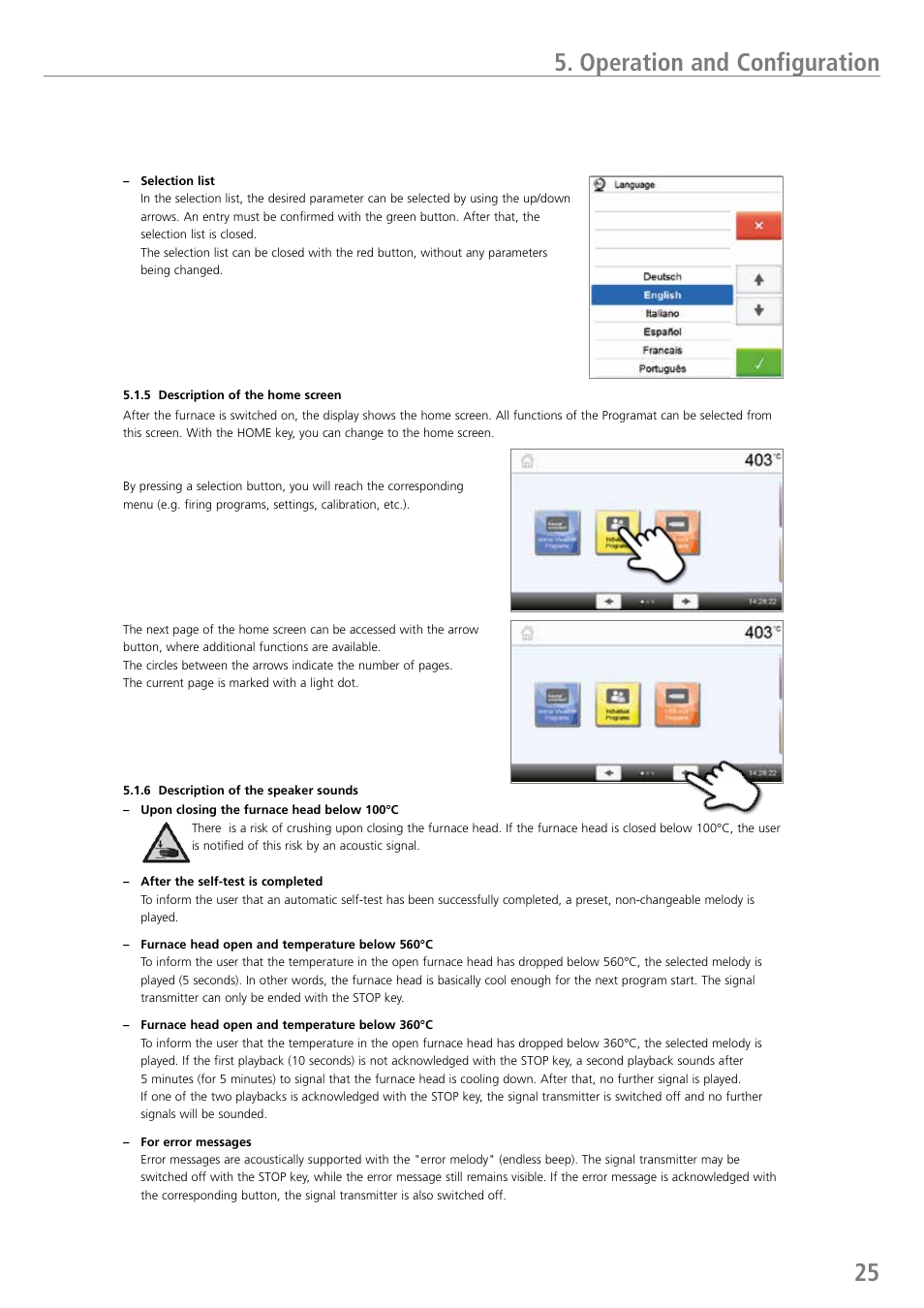 Operation and configuration | Ivoclar Vivadent P710 User Manual | Page 25 / 88