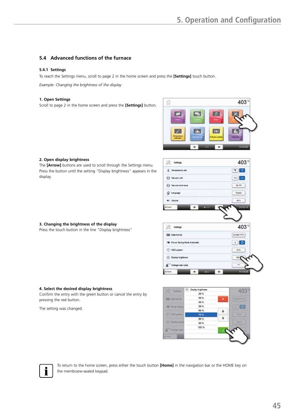 Operation and configuration | Ivoclar Vivadent P710 User Manual | Page 45 / 88