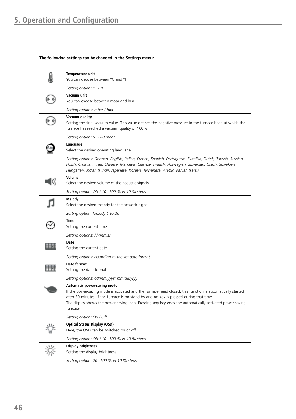 Operation and configuration | Ivoclar Vivadent P710 User Manual | Page 46 / 88