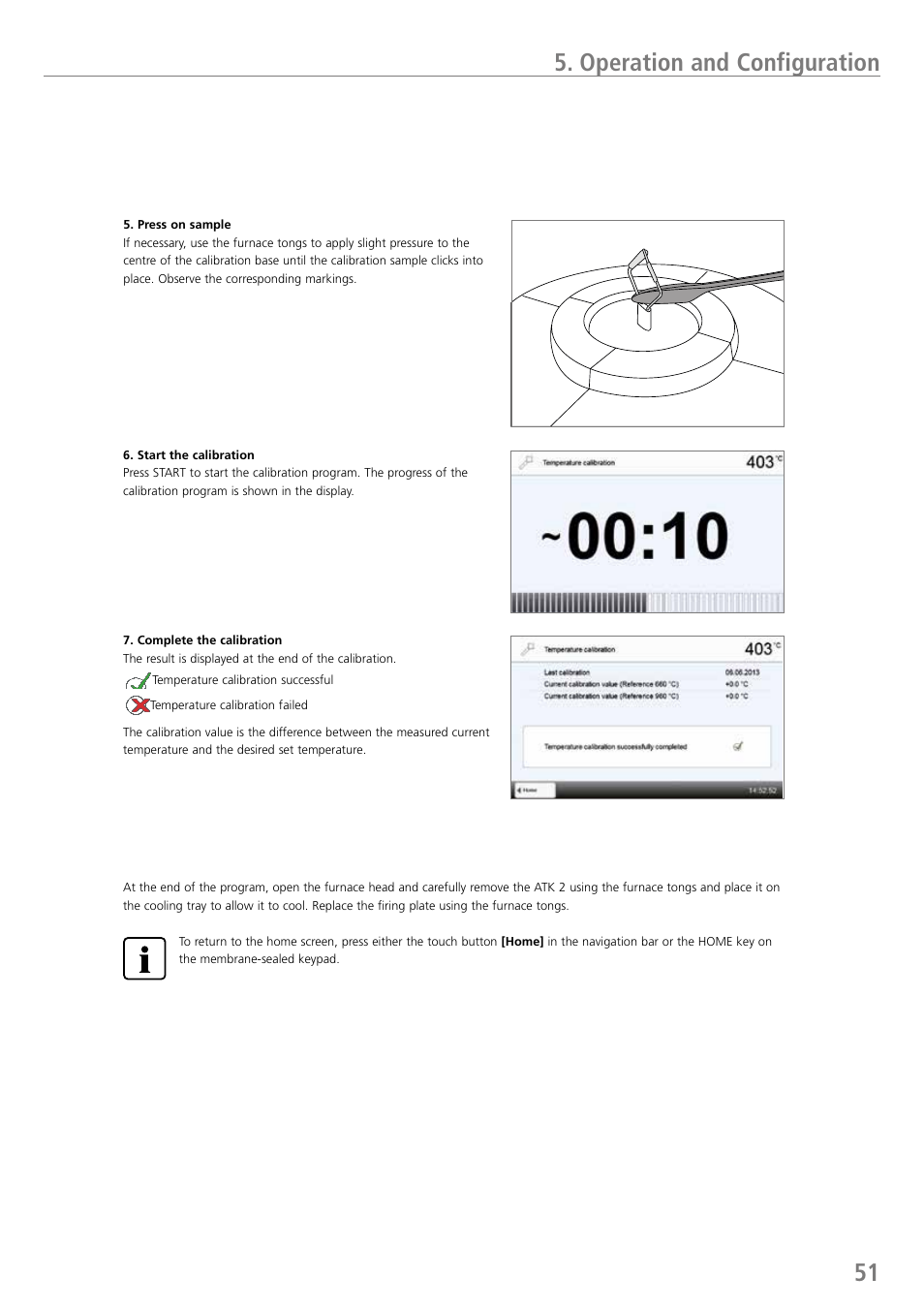 51 5. operation and configuration | Ivoclar Vivadent P710 User Manual | Page 51 / 88