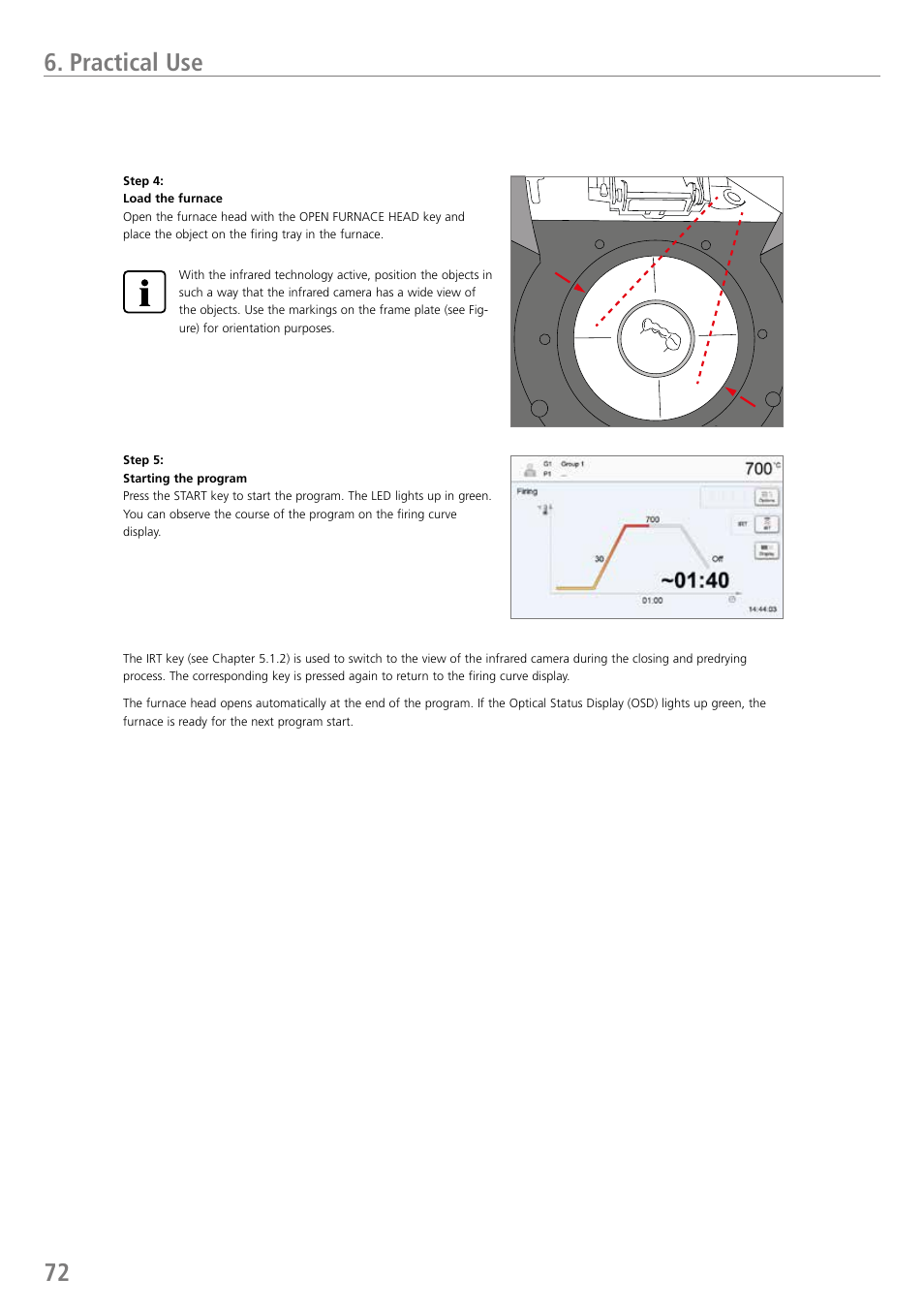 Practical use | Ivoclar Vivadent P710 User Manual | Page 72 / 88