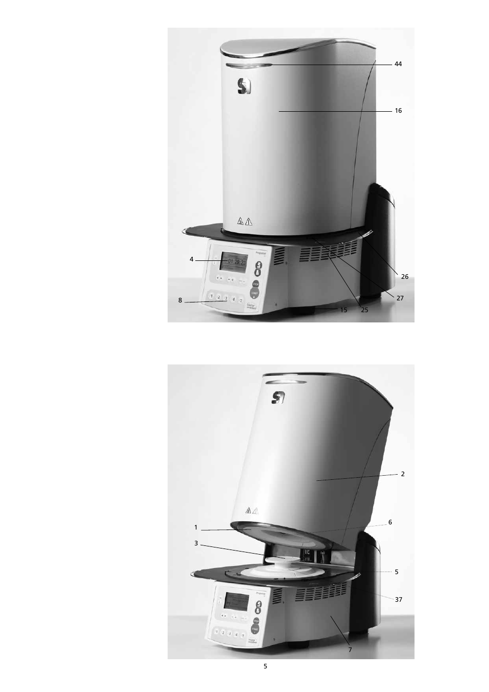 List of parts | Ivoclar Vivadent S1 User Manual | Page 5 / 32