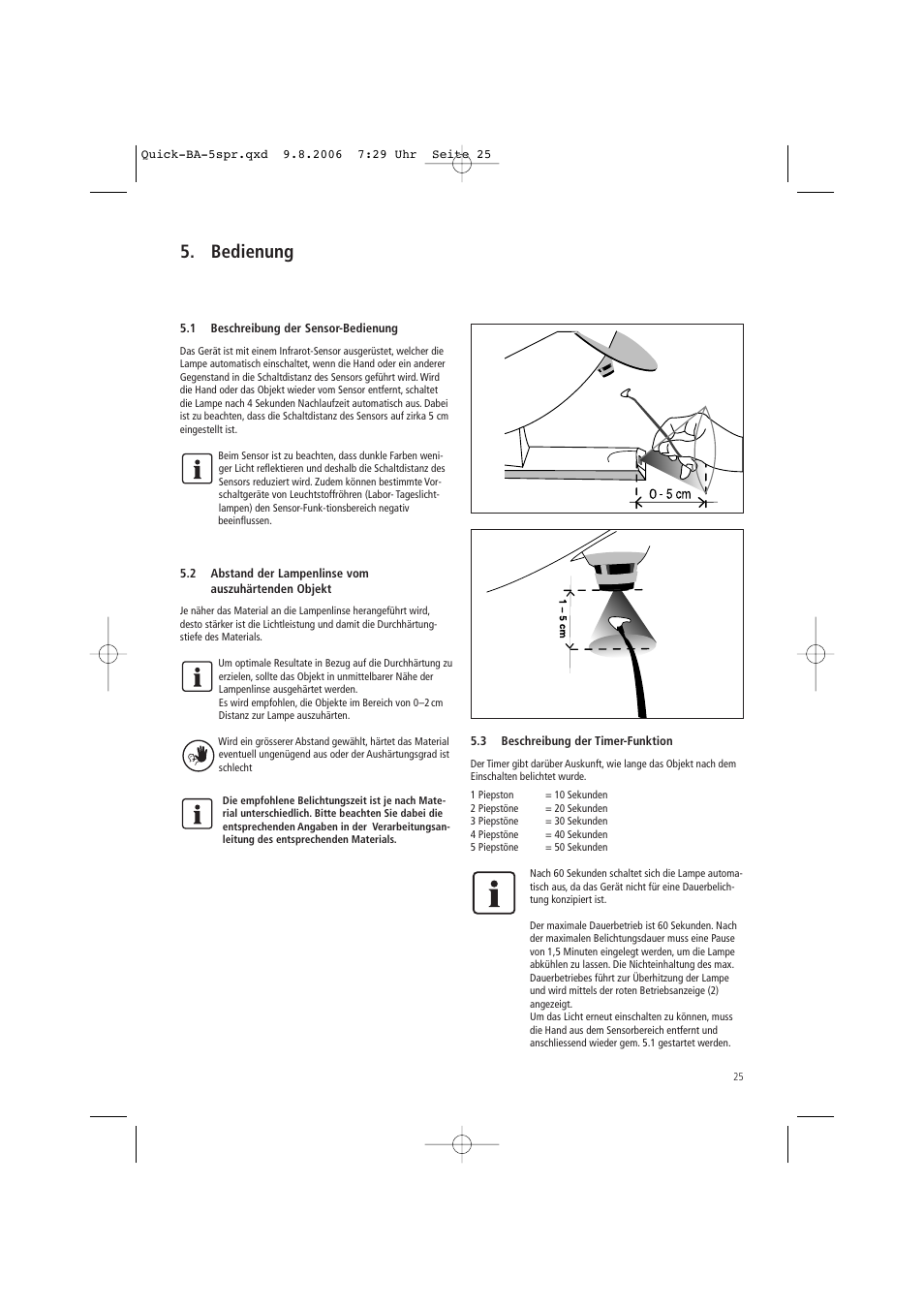 Bedienung | Ivoclar Vivadent Quick User Manual | Page 25 / 76