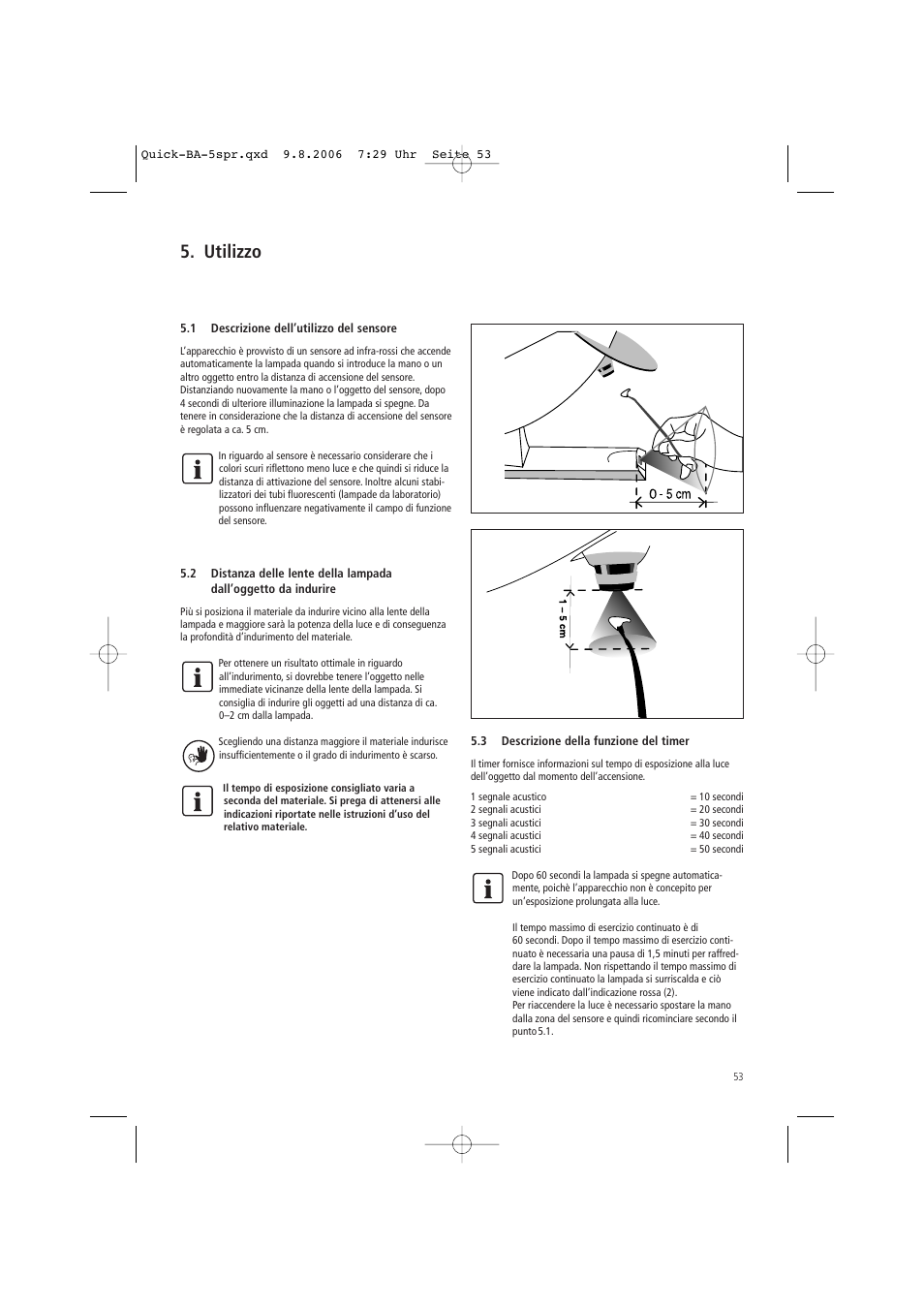 Utilizzo | Ivoclar Vivadent Quick User Manual | Page 53 / 76