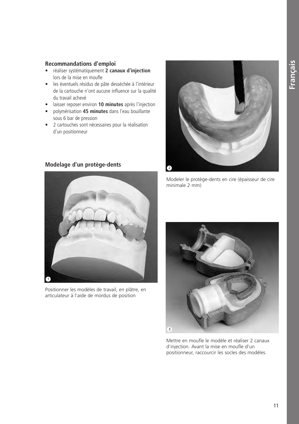 Français | Ivoclar Vivadent SR Ivocap Elastomer User Manual | Page 11 / 28