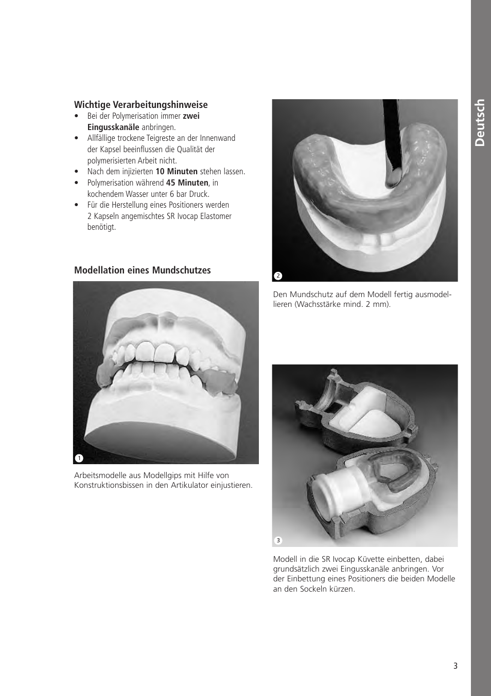 Deutsch | Ivoclar Vivadent SR Ivocap Elastomer User Manual | Page 3 / 28