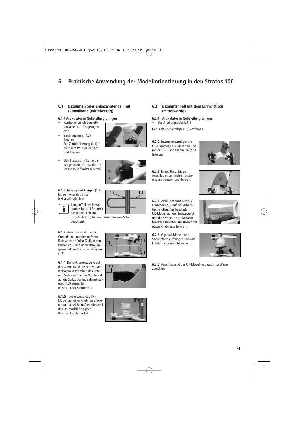 Ivoclar Vivadent Stratos 100 User Manual | Page 31 / 92