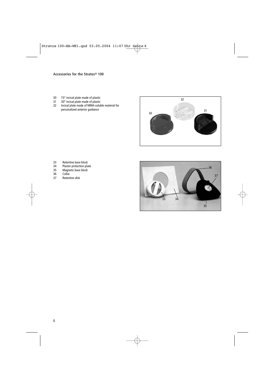 Ivoclar Vivadent Stratos 100 User Manual | Page 6 / 92